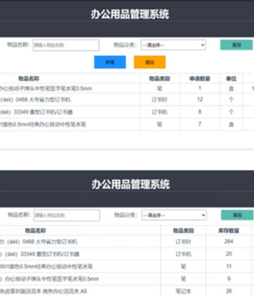 办公用品管理系统